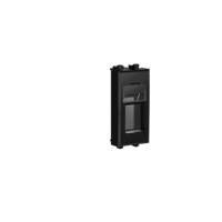 Адаптер для Keystone "Черный квадрат" "Avanti", 1 мод | 4402201 DKC (ДКС) Avanti Черный 1мод ДКС купить в Москве по низкой цене