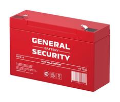 Аккумулятор 6В 12А.ч General Security GS12-6 цена, купить