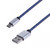 Шнур USB 3.1 type C (male)-USB 2.0 (male) в джинсовой оплетке 1 м | 18-1885 REXANT