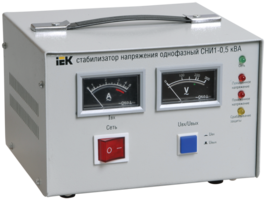 Стабилизатор напряжения СНИ1-0,5 кВА однофазный | IVS10-1-00500 IEK (ИЭК)
