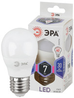 Лампа светодиодная LED 7Вт Е27 6000К smd P45-7W-860-E27 | Б0031402 ЭРА (Энергия света)