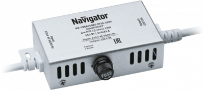 Контроллер для светодиодной ленты LED ND-CRGB550RF-IP20-220V недиммируемый 550Вт 220В IP20 | 71784 Navigator 19470 784 цена, купить