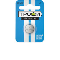 Батарейка литиевая CR1216-1BL (10/240/38400) (часовая) | Б0003642 ТРОФИ Элемент питания 1шт) купить в Москве по низкой цене