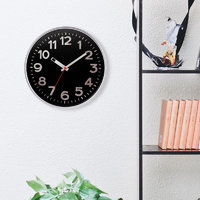 Настенные часы Troykatime, D30 см, пластик, цвет серебристый аналоги, замены
