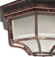 Светильник настенно-потолочный уличный Pegas 100 Вт IP65 цвет античная медь Arte Lamp