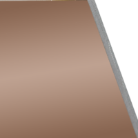 Плитка зеркальная Mirox 3G шестигранная 20x17.3 см цвет бронза