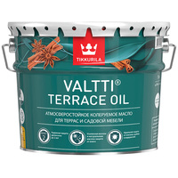 Масло для террас и садовой мебели Tikkurila Valtti Terrace Oil База ЕС бесцветное 9 л 700010365 аналоги, замены
