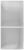 Рамочная москитная сетка 134x67 см к окну ПВХ 144x145 белая