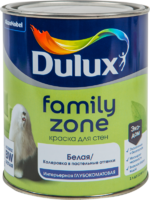 Краска для стен и потолков Dulux Family Zone база BW 1 л