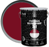 Грунт-эмаль по ржавчине 3 в 1 Dali Special гладкая цвет красно-коричневый 5 кг RAL 3011