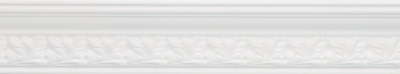 Плинтус для натяжных потолков полистирол Format 211529 белый 47х105х2000 мм