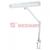 Настольная бестеневая лампа на струбцине , 84 LED, регулятор яркости, белая | 31-0401 REXANT