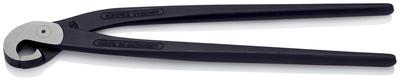 Клещи для пробивания кафельной плитки губки в форме клюва попугая L-200мм черн. с держателем торгового оборудования Knipex KN-9100200SB