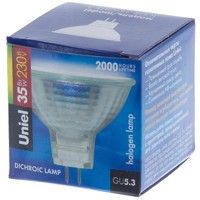 Лампа галогенная Uniel GU5.3 35 Вт свет тёплый белый аналоги, замены
