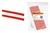Маркер наборный - символ &quot;2&quot; красный 6 мм2 (100 шт.) | SQ0534-0048 TDM ELECTRIC