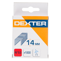 Скоба для степлера Dexter 53 тип 14 мм 1000 шт.