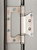Дверь межкомнатная Астерия глухая Hardflex ламинация цвет серый жемчуг 60х200 см (с замком и петлями) МАРИО РИОЛИ