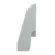 Монтажный бокс ПВХ к плинтусу, высота 56 мм, цвет серый RICO