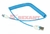 USB кабель для iPhone 5/6/7 моделей шнур спираль (усиленный) 1 м синий | 18-4203 SDS REXANT