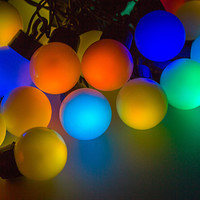 Гирлянда профессиональная LED - шарики RGB d38мм 10м 303-579 NEON-NIGHT