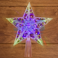 Фигура светодиодная "Звезда" на елку цвет: RGB, 10 LED, 17 см | 501-002 NEON-NIGHT домашняя Звезда 1Вт IP20 купить в Москве по низкой цене