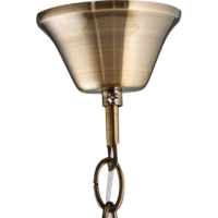 Люстра подвесная Wink Амалия N2065/3, 3 лампы, 9 м², цвет бронза