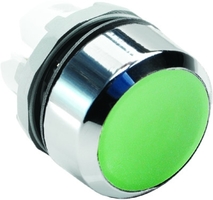 Кнопка MP2-20G зеленая (только корпус) без подсветки с фиксацией | 1SFA611101R2002 ABB низкая инд аналоги, замены