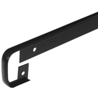 Планка для столешницы соединительная 38 мм металл цвет чёрный матовый
