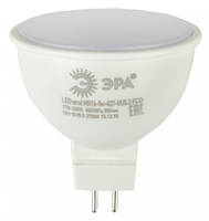 Лампа светодиодная ECO LED MR16-5W-827-GU5.3 (диод, софит, 5Вт, тепл, GU5.3) ЭРА (10/100/4000) - Б0019060 (Энергия света) 220В 2700К smd отражатель RED LINE цена, купить