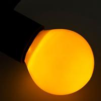Лампа профессиональная накаливания декоративная ДШ цветная 10 Вт E27 для BL желтая штук - 401-111 NEON-NIGHT
