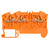 Пружинная клемма Viking 3 - однополюсная проводника шаг 5 мм оранжевый | 037242 Legrand