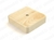 Коробка распределительная для о/п с кабель-каналом 75х75х20мм, IP40, цвет-СОСНА (100шт) | GE41211-11 GREENEL