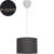 Светильник подвесной Inspire Sitia 1 лампа Е27, цвет серый
