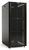 Шкаф напольный 19-дюймовый 42U 2055x800х600 мм (ВхШхГ) передняя и задняя распашные перфорированные двери (75%) ручка с замком крыша нового типа цвет черный (RAL 9004) (разобранный) Hyperline 400034