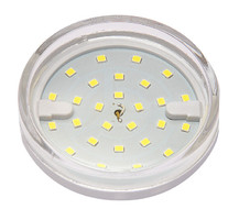 Лампа светодиодная LED 6Вт GX53 220В 3000К PLED- ECO-GX53 CLEAR таблетка (плоский цилиндр) | 2851970 Jazzway