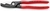 Кабелерез с двойными режущими кромками рез: кабель d 20мм (70кв.мм AWG 2/0) L-200мм обливные рукоятки черн. Knipex KN-9511200