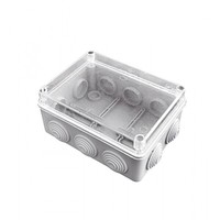 Коробка распределительная КМР-050-041пк пылевлагозащищенная,10 мембранных вводов, уплотнительный шнур, прозрачная крышкой (150х110х70) EKF PROxima | p plc-kmr-050-041pk
