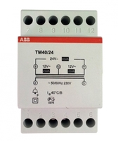 Трансформатор звонковый TM40/24 | 2CSM228785R0802 ABB модульный 220/24(12+12) 40VA аналоги, замены