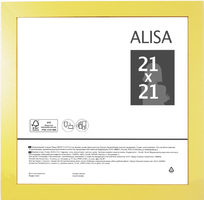 Рамка Alisa, 21x21 см, цвет жёлтый аналоги, замены