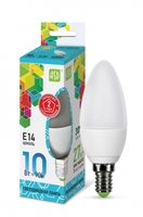 Лампа светодиодная LED-Свеча-standard 10Вт 4000К нейтр. бел. E14 900лм 230В ASD 4690612015576 LLT Е14 цена, купить