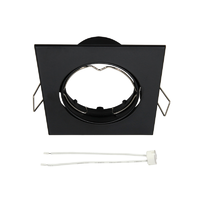 Светильник точечный встраиваемый Inspire Clane под отверстие 75 мм 0.5 м² цвет чёрный аналоги, замены