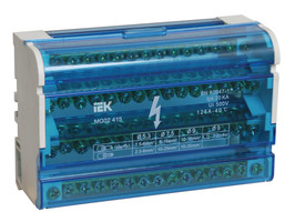 Шина на DIN-рейку в корпусе (кросс-модуль) ШНК 4х15 3L+PEN IEK YND10-4-15-125 (ИЭК)