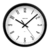 Часы настенные круглые ⌀24 см цвет черный TROYKATIME