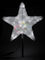 Акриловая светодиодная фигура "Звезда" 30см, 45 светодиодов, белая, | 513-435 NEON-NIGHT 6Вт 220В IP44 Звезда аналоги, замены