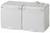Розетка Эра 2х2P+E горизонтальная IP65 шторки 16A-250В ОУ серый Б0035992 (Энергия света)