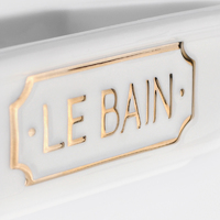Мыльница Le Bain Blanc керамика цвет белый WESS