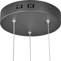 Люстра подвесная Vitaluce Камелия 6 ламп 20м² LED цвет нейтральный черный матовый аналоги, замены