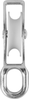Блок одинарный с пластиковым шкивом, 50 мм, оцинкованная сталь, 1 шт. аналоги, замены