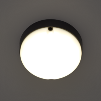 Светильник ЖКХ светодиодный Volpe Q293 12 Вт IP65 накладной круг нейтральный белый свет цвет черный Uniel