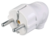 Евровилка угловая белая 16А - EVP11-16-01-K01 IEK (ИЭК)